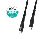 Port Designs 900067 câble USB USB 2.0 2 m USB C Noir