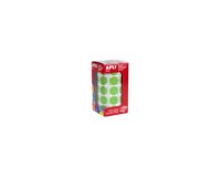 Gommette apli kids ronde 20mm coloris vert clair rouleau    1770 unites