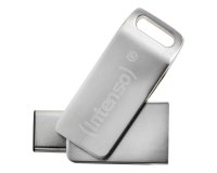 Intenso cMobile Line USB flash drive 64 GB USB Type-A / USB Type-C 3.2 Gen 1 (3.1 Gen 1) Silver