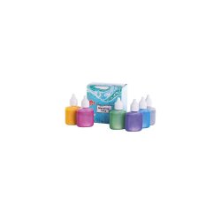 Marbling oz international base huile resiste eau        lumiere couleurs miscibles    kit 6 couleurs metallisees