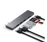 Satechi ST-HUCPHSM station d'accueil USB 3.2 Gen 2 (3.1 Gen 2) Type-C Gris