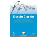 Dessin à Grain bloc collé 20F A4 125g