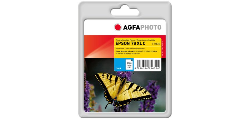 AgfaPhoto APET790CD inktcartridge 1 stuk(s) Compatibel Cyaan