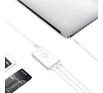 DICOTA D31720 chargeur d'appareils mobiles Ordinateur portable Blanc Charge rapide Intérieure