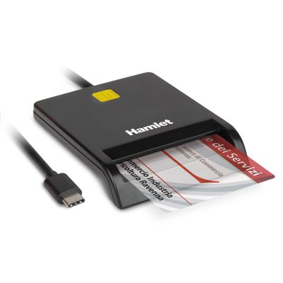 Hamlet HUSCR311C smart card reader Indoor USB USB 3.2 Gen 1 (3.1 Gen 1) Black