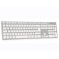 Hamlet XKKITA-MCU keyboard Office USB QWERTY White