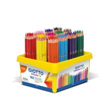 Schoolpack de 192 crayons de couleur Stilnovo assortis