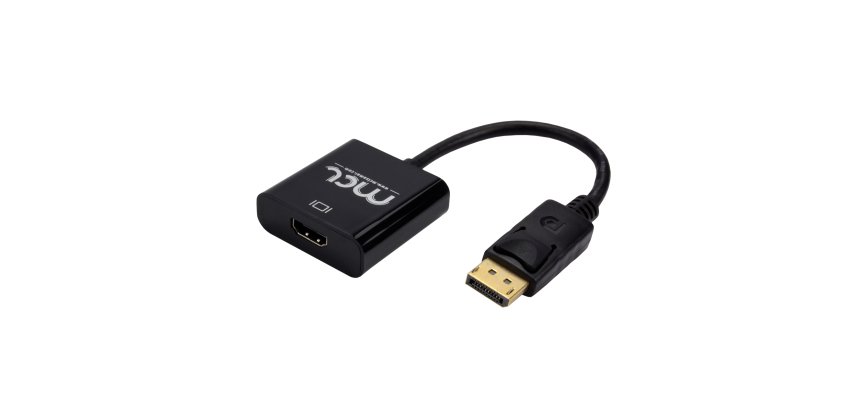MCL CG-291CAZ câble vidéo et adaptateur 0,15 m DisplayPort HDMI Type A (Standard) Noir