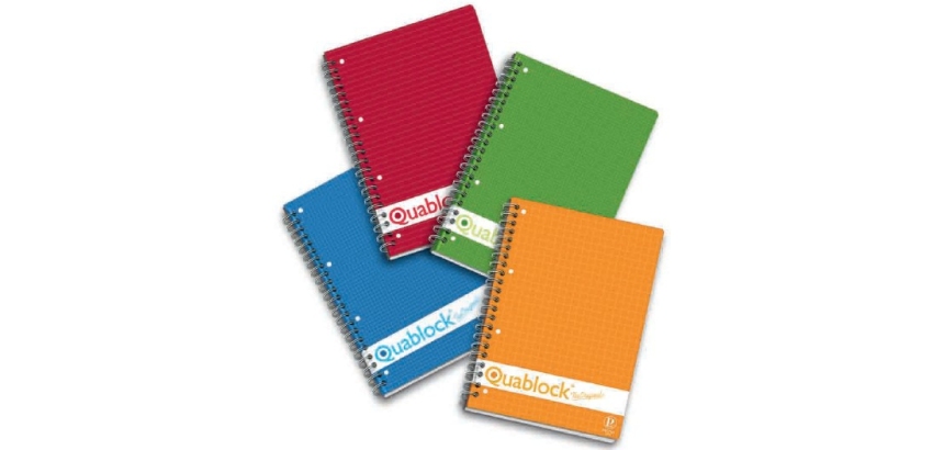 Pigna Quablock writing notebook Yellow