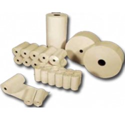 Rotolo per calcolatrice e stampante - 57 mm x 25 m - 55 gr - diametro esterno 45 mm - anima 12 mm - carta termica BPA free - Sabacart - blister 10 pezzi