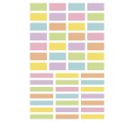 Gommette clairefontaine initial formes g om triques - pack collectivit  20 planches