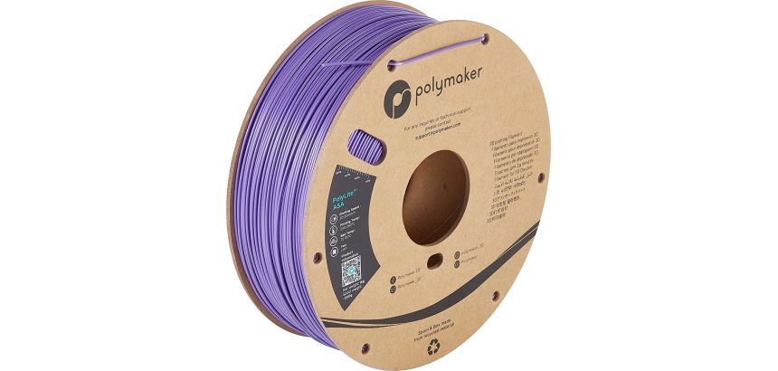 Polymaker PF01008 3D Printing Material Acrylonitrile-Styrene-Acrylate Purple 1 kg