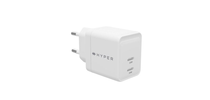 HYPER HJG35EU chargeur d'appareils mobiles Casques, Casque, Smartphone, Montre Blanc Secteur Charge rapide Intérieure