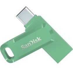 SanDisk Ultra Dual Drive Go USB 128GB lecteur USB flash 128 Go USB Type-A / USB Type-C 3.2 Gen 1 (3.1 Gen 1) Vert