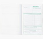 Manifold autocopiant exacompta factures auto-entrepreneur a5 148x210mm foliotage 50 duplis