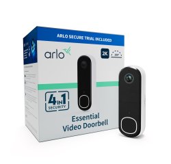 Visiophone Arlo ESSENTIAL 2 2K Sonnette vidéo 2K