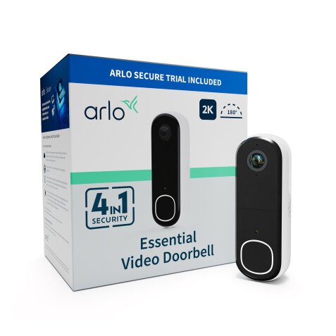 Visiophone Arlo ESSENTIAL 2 2K Sonnette vidéo 2K