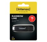 Intenso Rainbow Line USB-Flash-Laufwerk 16 GB USB Typ-A 2.0 Schwarz