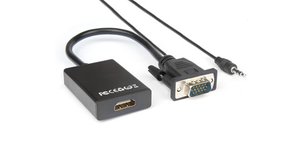 Hamlet XVAVGA-HDMA cavo e adattatore video VGA (D-Sub) HDMI tipo A (Standard) Nero