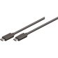 Uniformatic 10601 câble USB USB 3.2 Gen 1 (3.1 Gen 1) 1 m USB C Noir