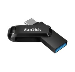 Memoria USB SanDisk Ultra Dual Drive Go USB tipo A/USB tipo C 3.2 Gen 1 (3.1 Gen 1) 256 GB Negro