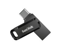 Memoria USB SanDisk Ultra Dual Drive Go USB tipo A/USB tipo C 3.2 Gen 1 (3.1 Gen 1) 256 GB Negro