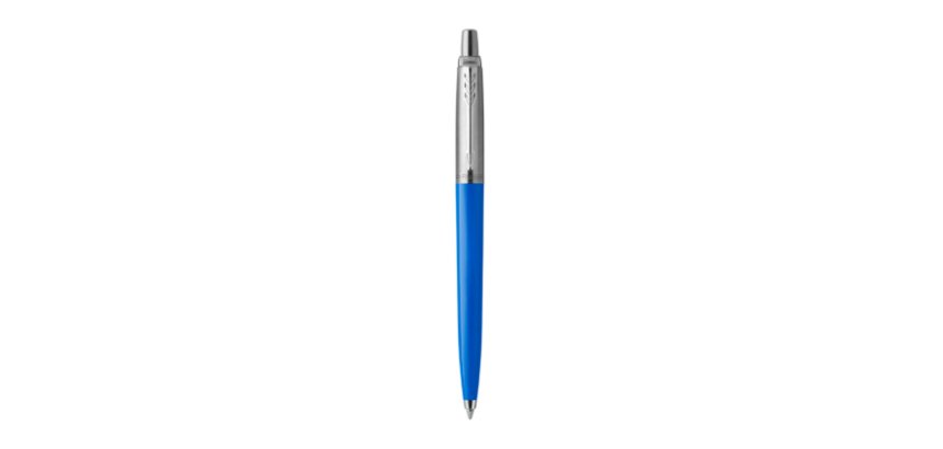 Stylo bille rétractable Jotter Original. Corps en plastique Bleu. Point moyenne. Rechargeable
