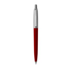 Stylo-bille parker jotter retractable pointe moyenne    finition rouge brillante avec 1 recharge quinkflow encre
