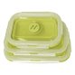 Muitomas LUNCHBOXSETGN lunch box Lunch box set Plastic, Silicone Green 3 pc(s)