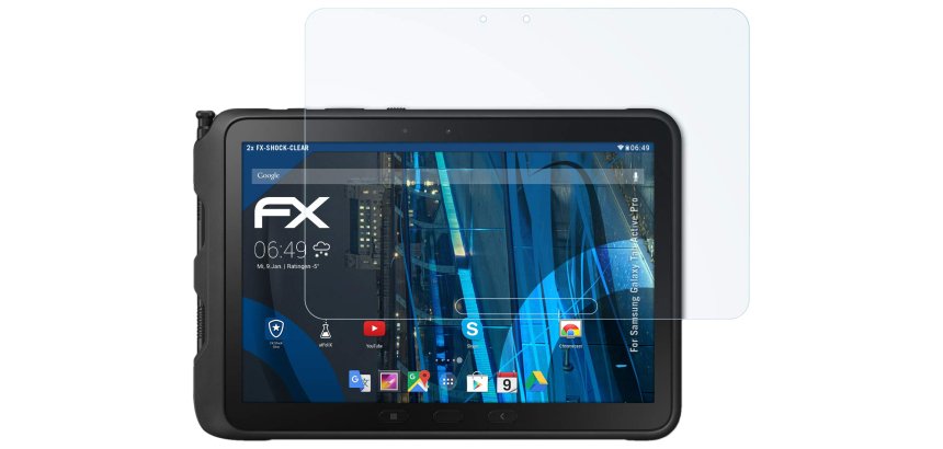 DLH Protection écran en verre trempé pour SAMSUNG Galaxy Tab Active Pro (SM-T540 / SM-T545 / SM-T547) et Galaxy Tab Active 4 Pro (SM-T630 / SM-T636)