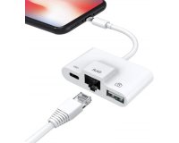 DLH DY-TU4034W câble Lightning Blanc