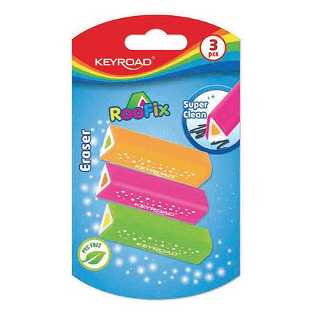 CWR KR971813 eraser Rubber Assorted colours 3 pc(s)
