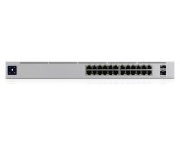Ubiquiti UniFi Pro 24-Port PoE Gestionado L2/L3 Gigabit Ethernet (10/100/1000) Energía sobre Ethernet (PoE) 1U Plata
