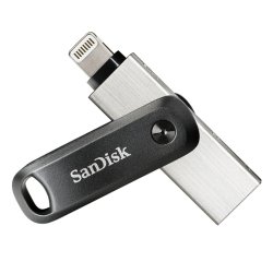 SanDisk 00183589 USB flash drive 256 GB USB Type-A / Lightning 3.2 Gen 1 (3.1 Gen 1) Zwart, Zilver