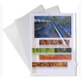 Sachet de 10 pochettes coin polypropylène rigide haute résistance 20/100e - A3 vertical - Cristal
