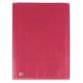 Protege-documents elba osmose polypropylene translucide a4  20 pochettes 40 vues decoupe  coin coloris rose