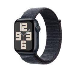 Apple Watch SE OLED 44 mm Digital 368 x 448 Pixeles Pantalla táctil Negro Wifi GPS (satélite)