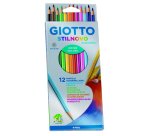 Pastelli colorati Stilnovo Acquarell - diametro mina 3,3 mm - Giotto - astuccio 12 pezzi