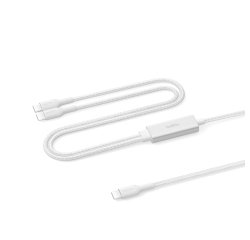 Belkin CAC004hq1.5MWH câble USB USB 2.0 1,5 m USB C 2 x USB C 0,48 Gbit/s 140 W Blanc