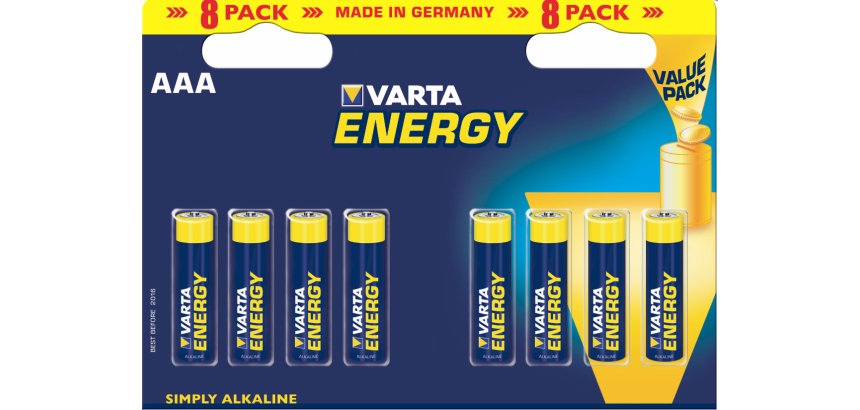 Varta BV-Energy 8 AAA Batteria monouso Mini Stilo AAA Alcalino