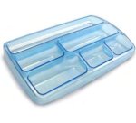 ARDA TR3110 Hard pencil case Blue, Transparent