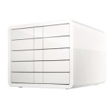 Module de classement i-Box, 5 tiroirs, blanc