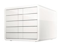 Module de classement i-Box, 5 tiroirs, blanc