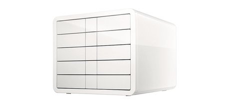 Module de classement i-Box, 5 tiroirs, blanc