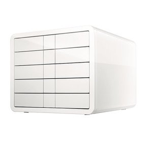Module de classement i-Box, 5 tiroirs, blanc