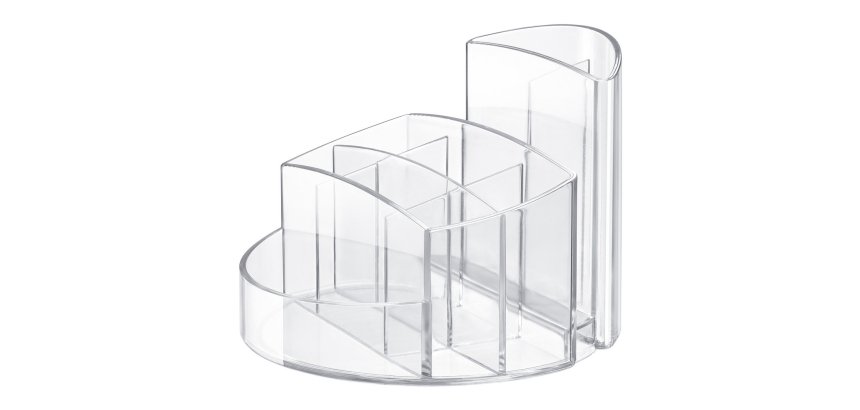 HAN RONDO portapenne Plastica, Polipropilene (PP) Trasparente