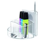 HAN RONDO portapenne Plastica, Polipropilene (PP) Trasparente