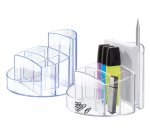 HAN RONDO portapenne Plastica, Polipropilene (PP) Trasparente