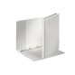 Classeur 4 anneaux cartonné Esselte personnalisable A4 maxi - Dos 2,9 cm blanc