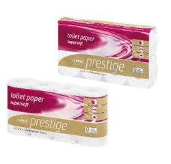 Papier toilette 3 plis triple épaisseur paquet 8 rouleaux 250f